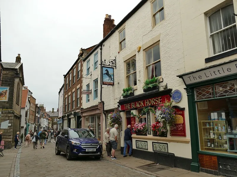 The Black Horse, Whitby, outside