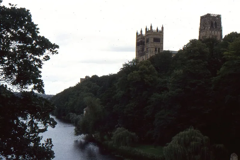 Durham cathedral from across the river