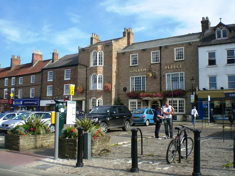 The Golden Fleece Hotel in the Marketplace, Thirsk